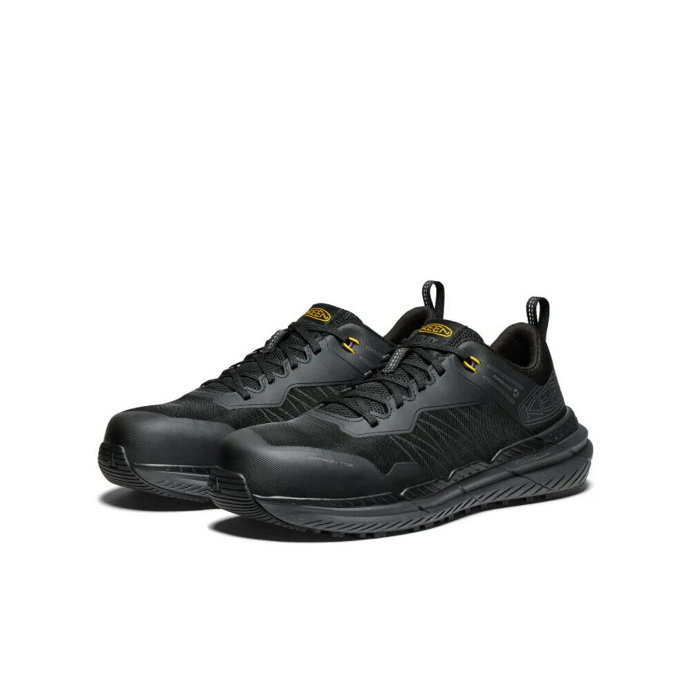 Keen Speedworks Sneakers Men's US 14D Black Carbon Toe Safety Work Shoes GAL1316